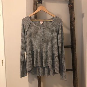 Mossimo Peplum shirt